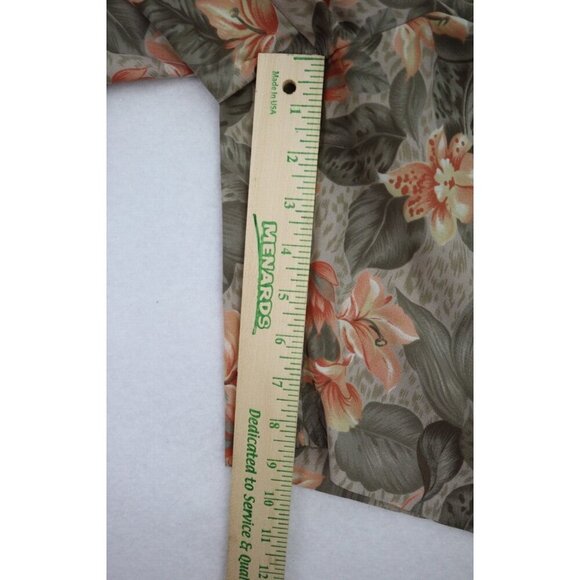 Tehama Nancy Haley Vintage Women's Shorts Size 12 Floral Print Pleated High Rise - Picture 8 of 11